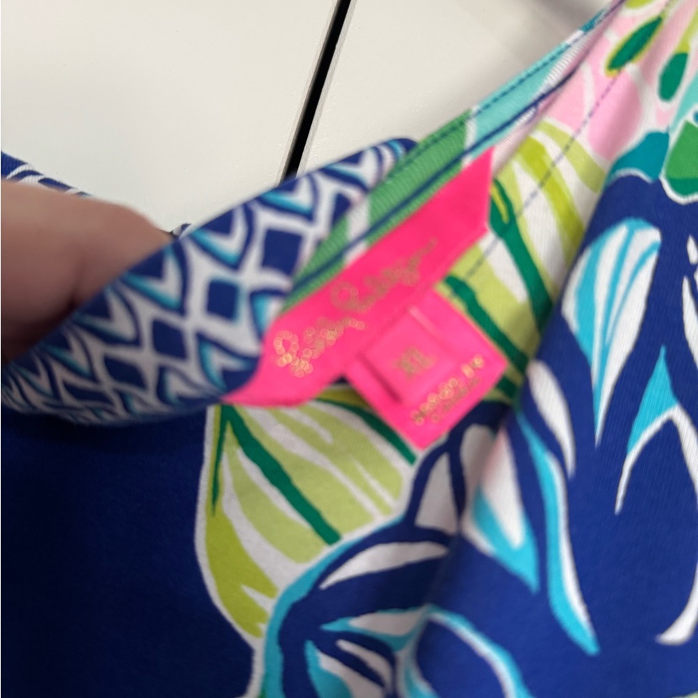 Lilly Pulitzer Blue Floral Dress
